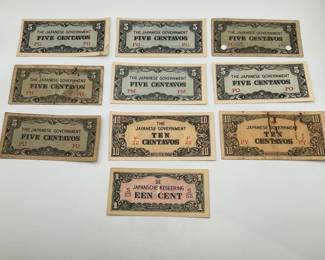 1942 Series I Japanese Invasion Money