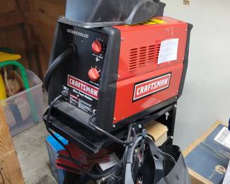 Craftsman MIG Welder with cart and all accessories (used twice)