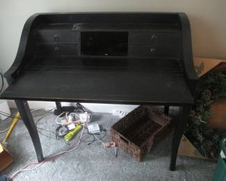 Folding top desk open