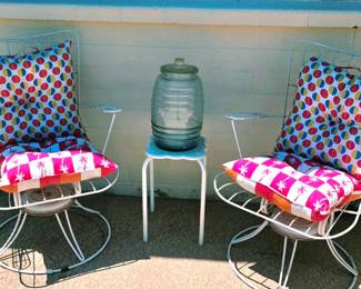 Vintage Homecrest Bermuda Chairs , Tables
