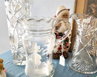 Mary Gregory, Cut Glass