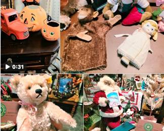 Mohair Bears Steiff , Boyds, Hermann