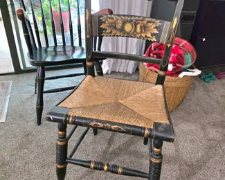 Signed Hitchcock Side desk Chair
