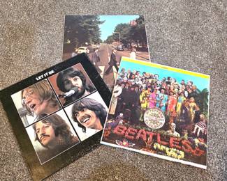 Vintage tage Beatles Albums Apple Label