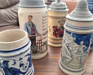 Mettlach Steins, Antique German Steins