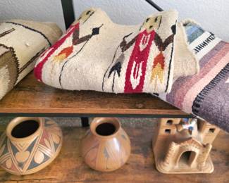 Pueblo Pottery, Southwestern Textiles