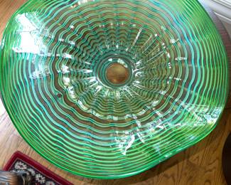Blown glass artwork