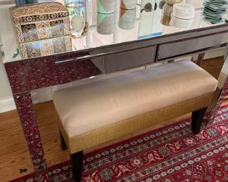 Mirrored console table