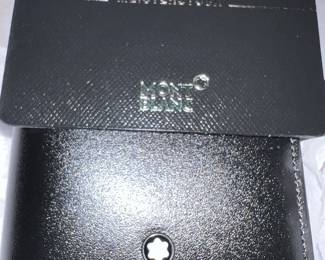 Montblanc Meisterstuck men’s black leather wallet
