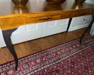 Wooden console table