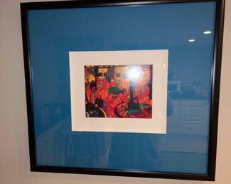 Vibrant Spanish serigraph