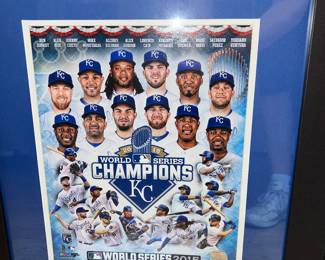 KC Royals 2015 wold series champions poster