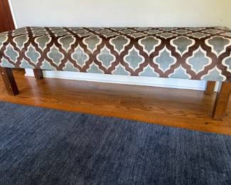 Home pop geometric storage bench