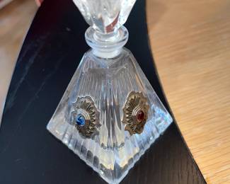 Vintage Ann Cochin crystal perfume bottle