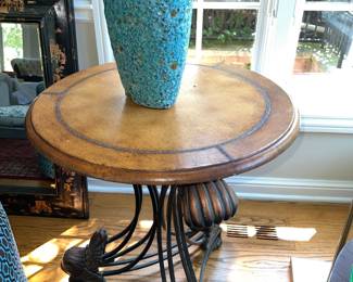 Spanish revival style accent table
