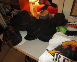 Large amount of antique/vintage hats more in the closet