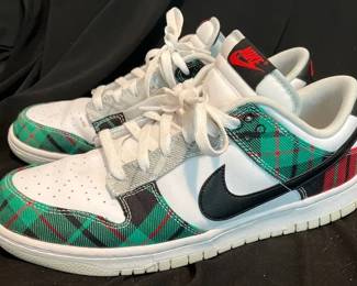 Size 10.5 Nike Dunk Low Tartan Plaid Shoes
