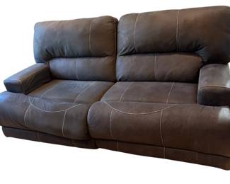 002 Charcoal Grey Power Reclining Sofa
