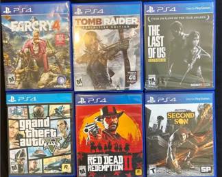 PS4 Game Bundle 2 Of 3 Single Player Favorites GTA 5, Red Dead Redemption 2 And More