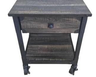 Sauder Steel River Collection Mobile End Table