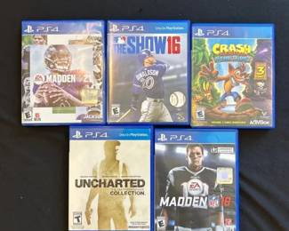 PS4 Game Bundle 3 Of 3 Party Game Collection Madden, Crash bandicoot and more