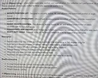 Lift Chair Information 