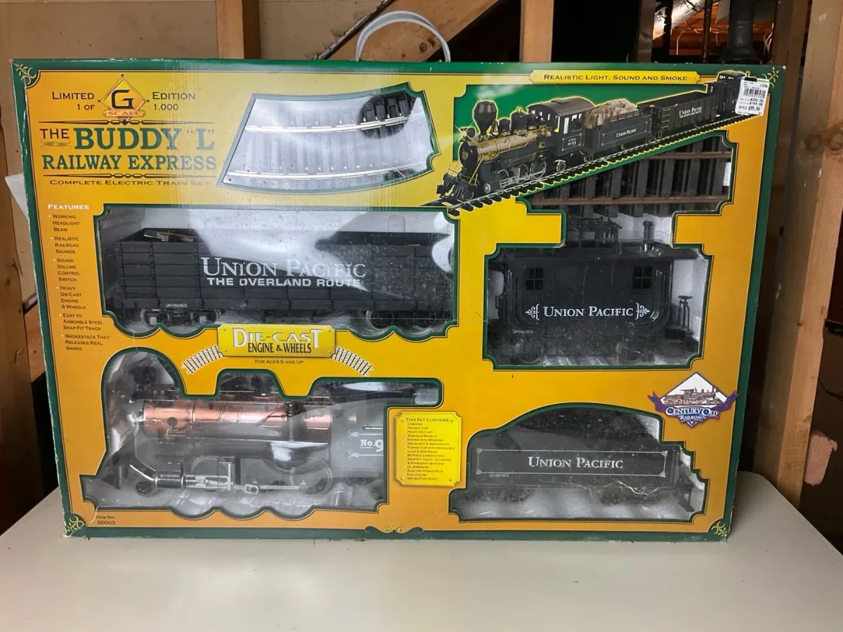  01 Buddy L Railway Express G Scale Electric Train Set by Century Old Railroad