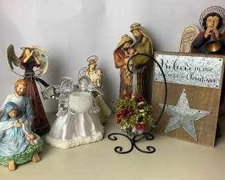 Christmas Nativity and Angel Decor Collection