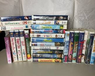 Childrens and Family VHS, DVD Collection Including Disney Titles