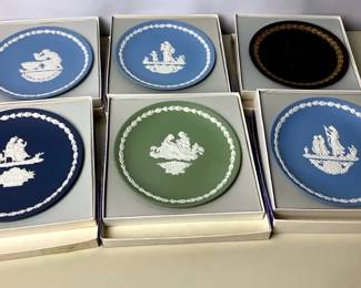 05 Wedgwood Jasperware Decorative Plaques in Original Boxes