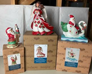 Jim Shore Heartwood Creek Christmas Figurine Collection With Boxes
