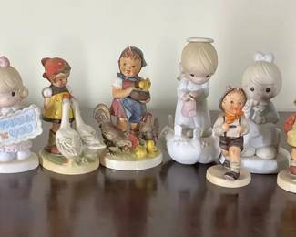Collection of Hummel and Precious Moments Figurines