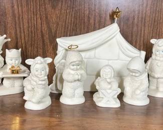 Snowbabies The Christmas Pageant Bisque Porcelain Nativity Set
