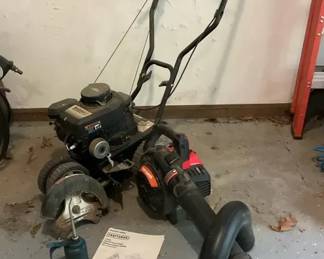 Craftsman Gas Edger and Black Decker Leaf Blower