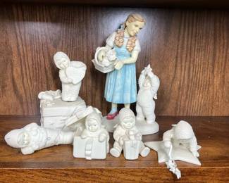 Department 56 Snowbabies Guest Collection Wizard of Oz Dorothy Figurines