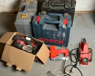 Bosch Tool Cases, Power Tools, and Electric Planer