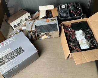 Vintage Electronics, Radio Equipment, and Audio Accessories