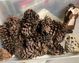 Large 6 Pine Cones For Crafts And Decor