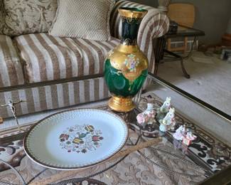 Large glass vase