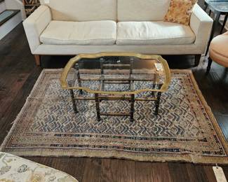 Vintage Baker Coffee Table, Mid-Century Modern Sofa Original
