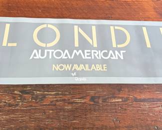 Blondie "Autoamerican" promotional poster