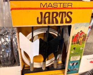 Vintage Regent Master Jarts lawn darts set in original box