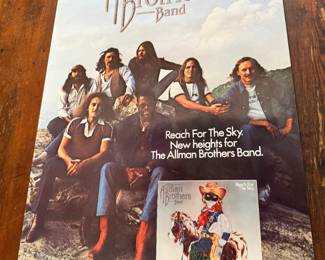 The Allman Brothers Band "Reach for the Sky" promotional poster