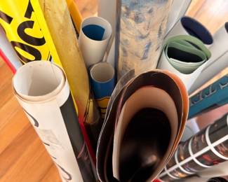 Rolled posters, prints & maps