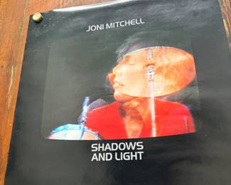 Joni Mitchell "Shadows and Light" album cover poster