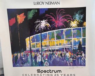 LeRoy Neiman "Spectrum" art print/poster (Celebrating 25 Years 1967-1992)
