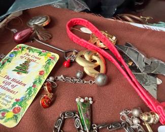 Assorted costume jewelry and accessories