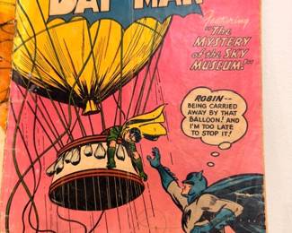 Vintage DC Batman comic book "The Mystery of the Sky Museum"