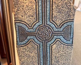 Framed Celtic cross artwork / print