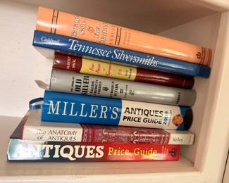 Antiques reference books, Tennessee Silversmiths and price guides